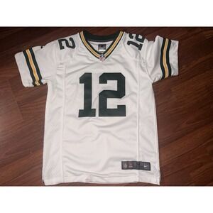 Nike NFL Aaron Rodgers Green Bay Packers Jersey #12 - Youth Large M